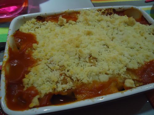 crumble de ratatouille