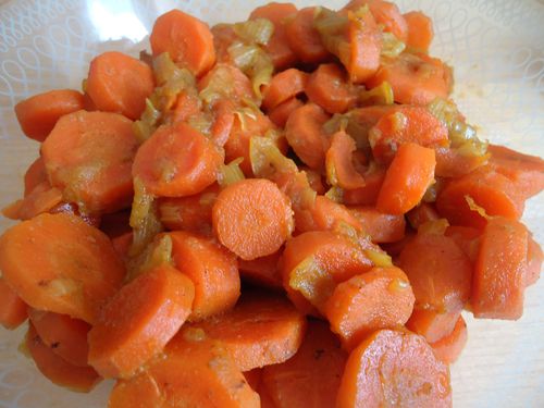 carottes braisées au miel et au curry