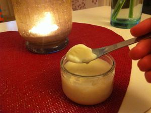 crème à la vanille (test produit)
