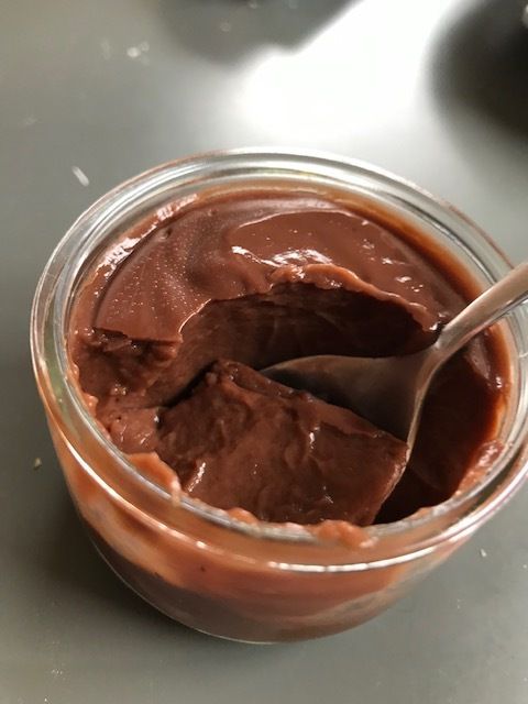 Crème chocolat au lait de coco 