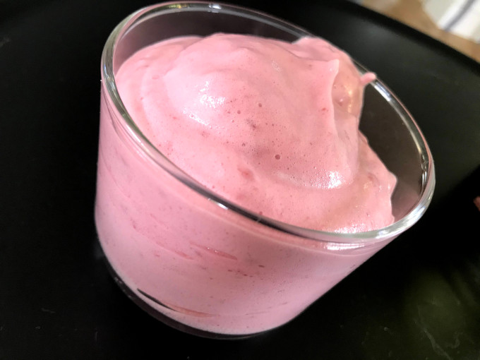 Mousse framboise