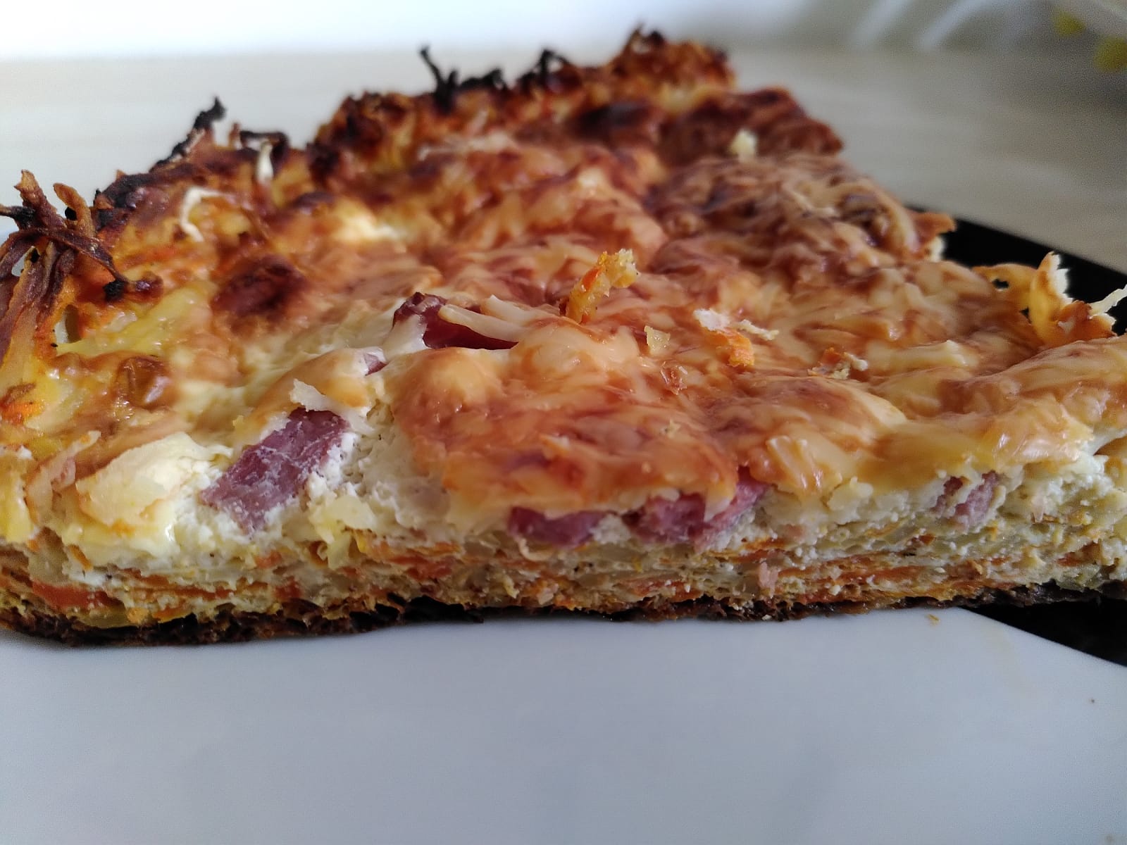 Quiche avec base de légumes